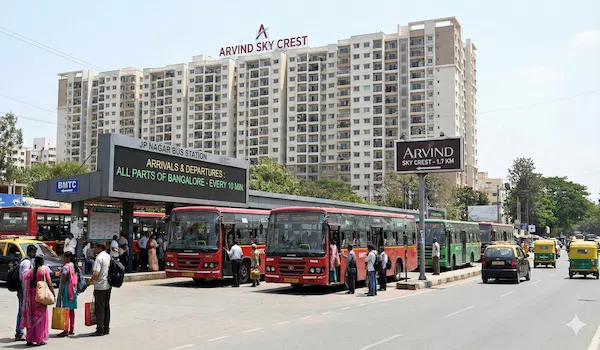 Arvind Sky Crest BMTC Bus Stops