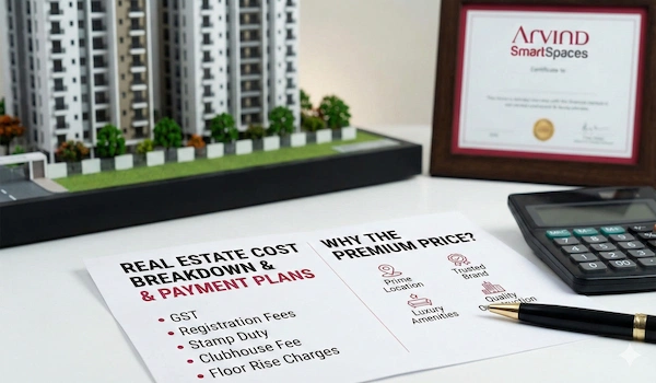 Arvind Sky Crest Additional Costs